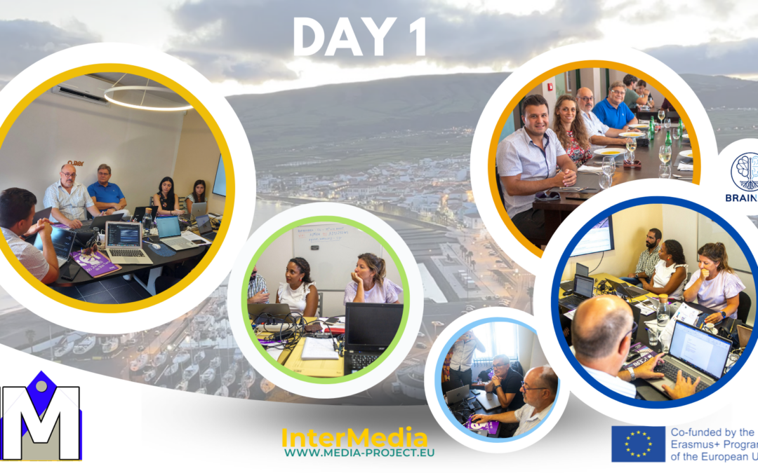 Second training for the Erasmus+ project Intermedia in Angra do Heriosmo, Portugal