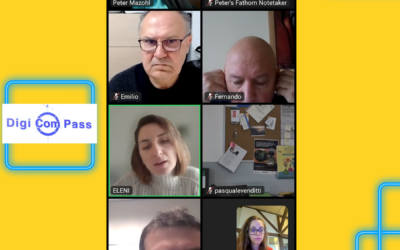 DigiComPass Online Project Management Meeting in January 2024