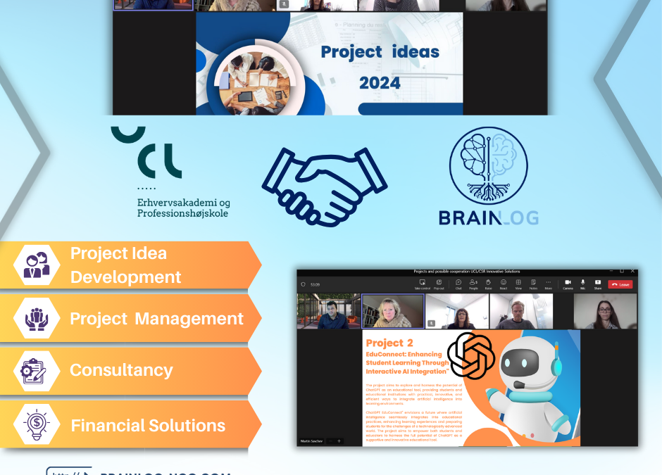 Consultancy meeting with our esteemed partners at UCL Erhvervsakademi og Professionshøjskole for new proejcts