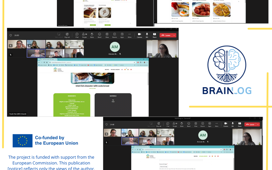 Online Project Management Meeting for the 8WAYS To EAT To Save The Planet Erasmus+ Project