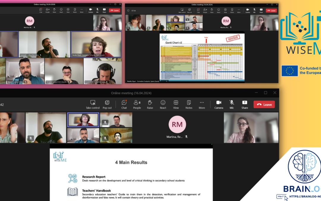 Online Project Management Meeting for the Erasmus+ project WiseMe