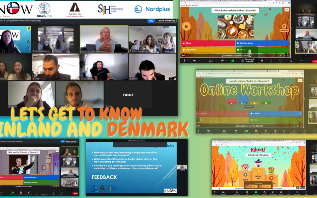 Connecting Through Culture:Let’s Get to Know Denmark and Finland’ Online Workshop for Denmark and Lithuania!