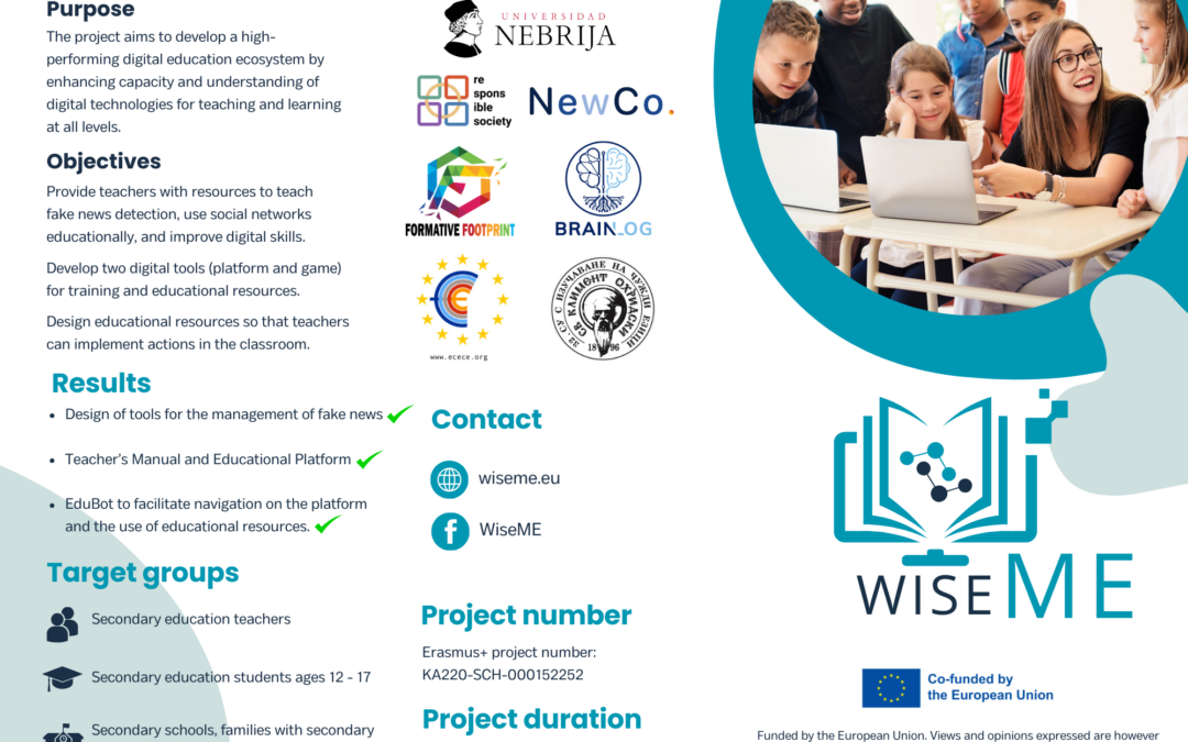Brochure Announcement for WiseMe Project