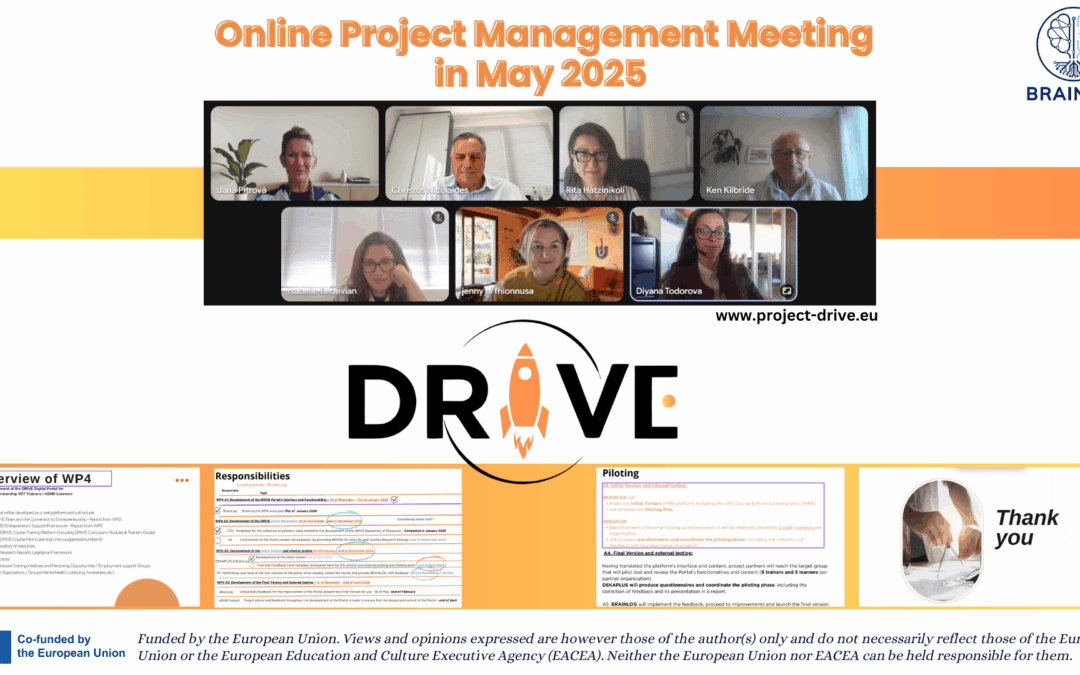 DRIVE Online Project Management Meeting in May, 2025