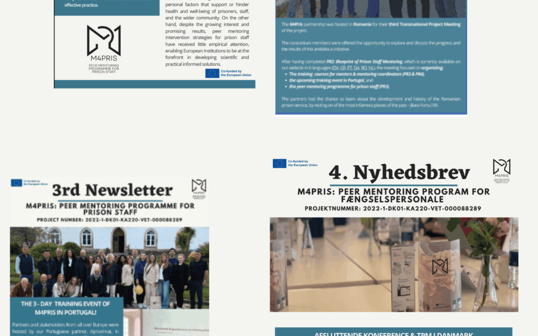 M4Pris All Project Newsletters in EN & DK