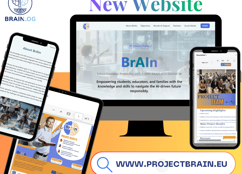 BrAIn Website is LIVE and BrainLog is leading the way in dissemination!