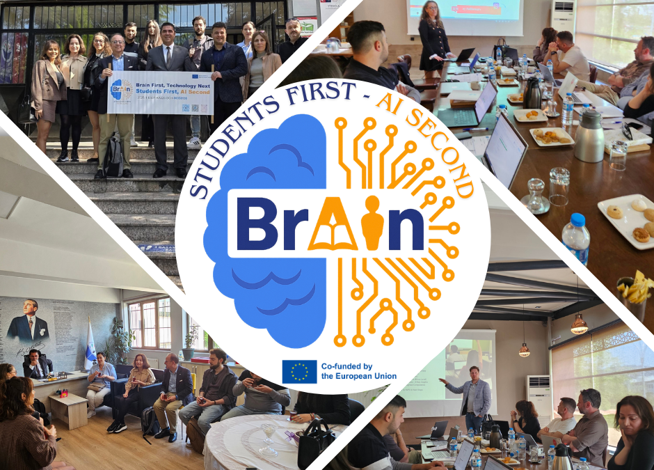 BrainLog participated in the 2nd Transnational Project Meeting of the BrAIn Project in Kocaeli, Türkiye